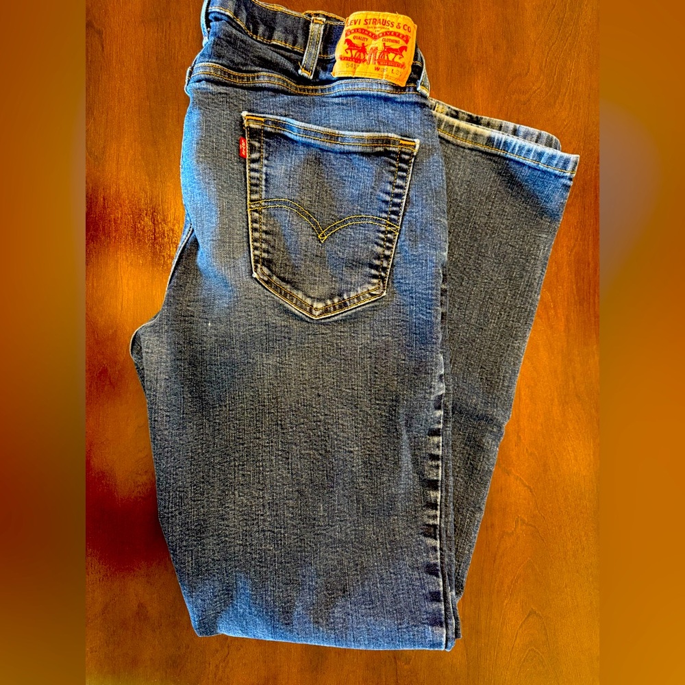 Levi's Dark Blue Denim Jeans